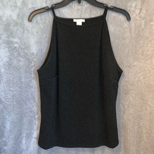 Sparkly black tank top, H&M